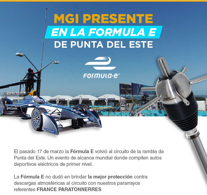 MGI presente en la Formula E