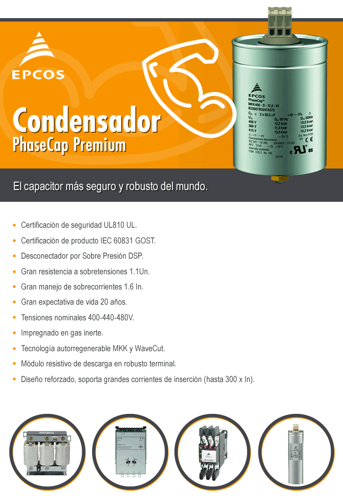Condensador PhaseCap Premium